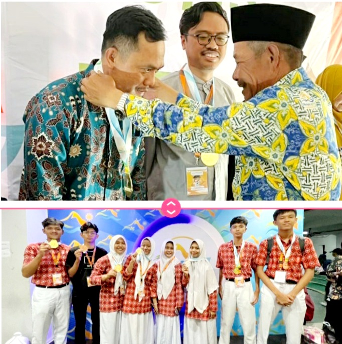 Kepsek dan Siswa SMA Muhammadiyah 1 Pekanbaru Berkemajuan Prestasi di Olimpiade Ahmad Dahlan ke VII