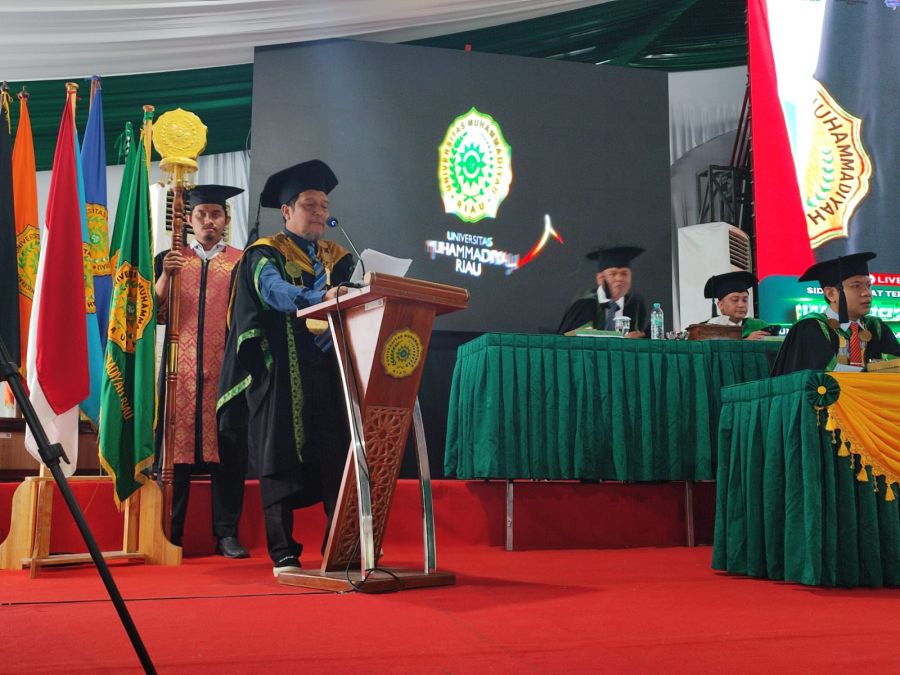 Lepas 1.349 Wisudawan, Saidul Amin: Dua Catatan Sejarah Penting Ditoreh Umri Tahun ini